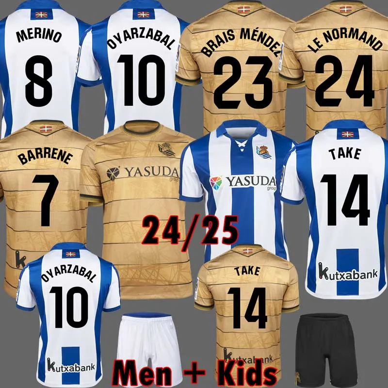 2024 2025 Real Sociedad Soccer Jerseys Tierney Oyarzabal Jersey Barrene 23 24 25 X Prieto Gorosabel Portu Take Carlos Fdez Cho Rs Camisetas De Futbol 22.32 DHgate