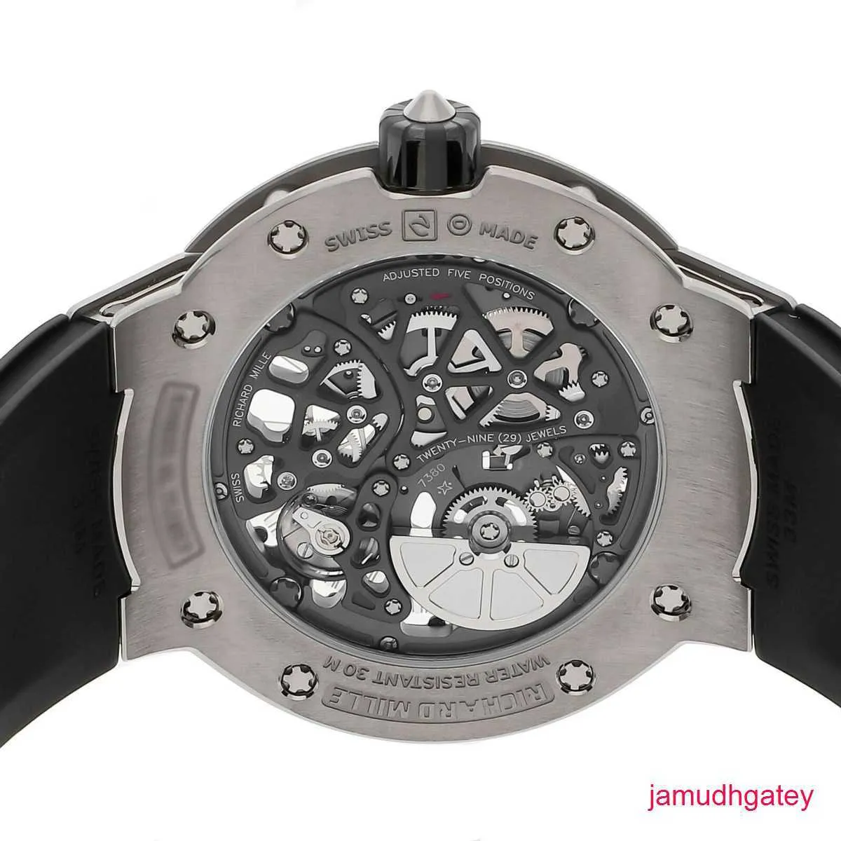 Crazy Einzigartige Handgelenk Uhr RM033 Extra Flat Titanium Herren Selbstwindende Armbanduhr RM033 Automatische Mechanische Mechanische Tourbillon Bewegung Chronographen Uhr Von 1.334 05 DHgate