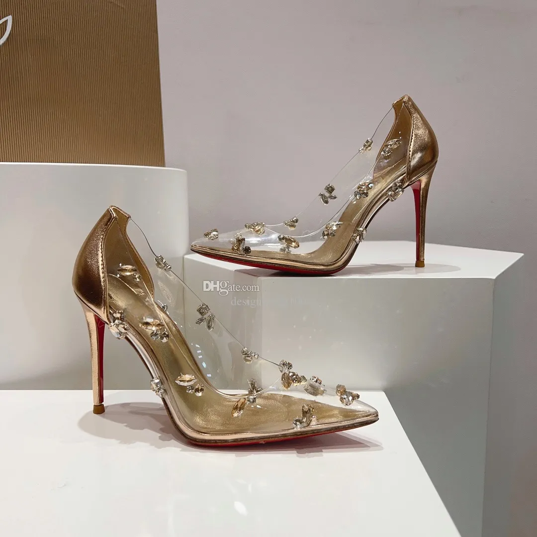 Designer transparent shoes best sale