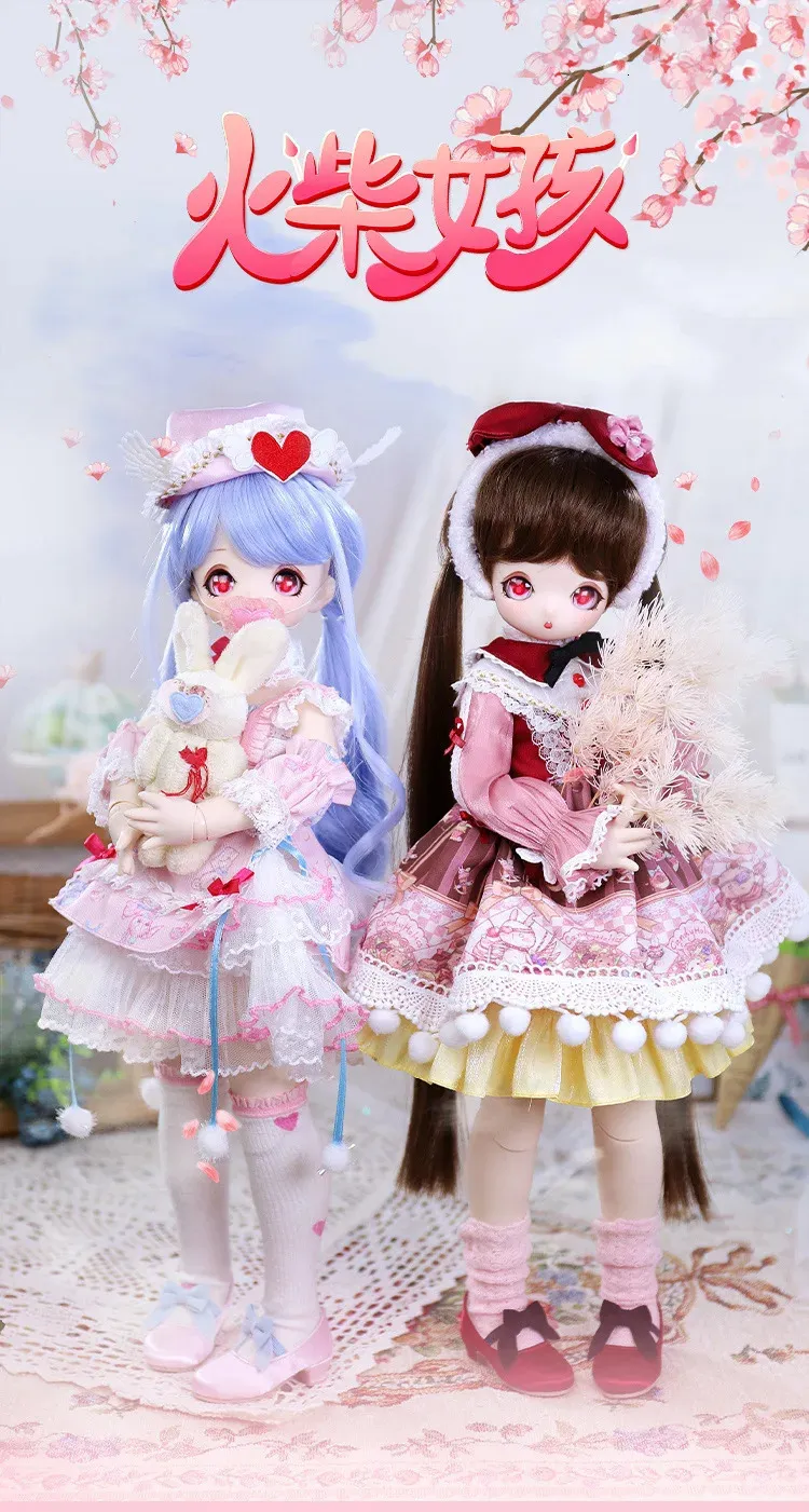14cm BJD Doll, Customizable Anime 2D Doll with