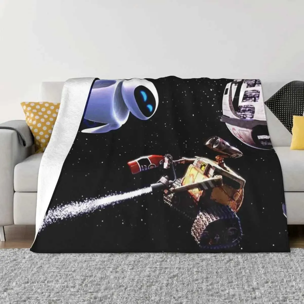 Cozy Fluffy Flying Fire Hydrant Flannel Throw Blanket For Couch Sofa ...