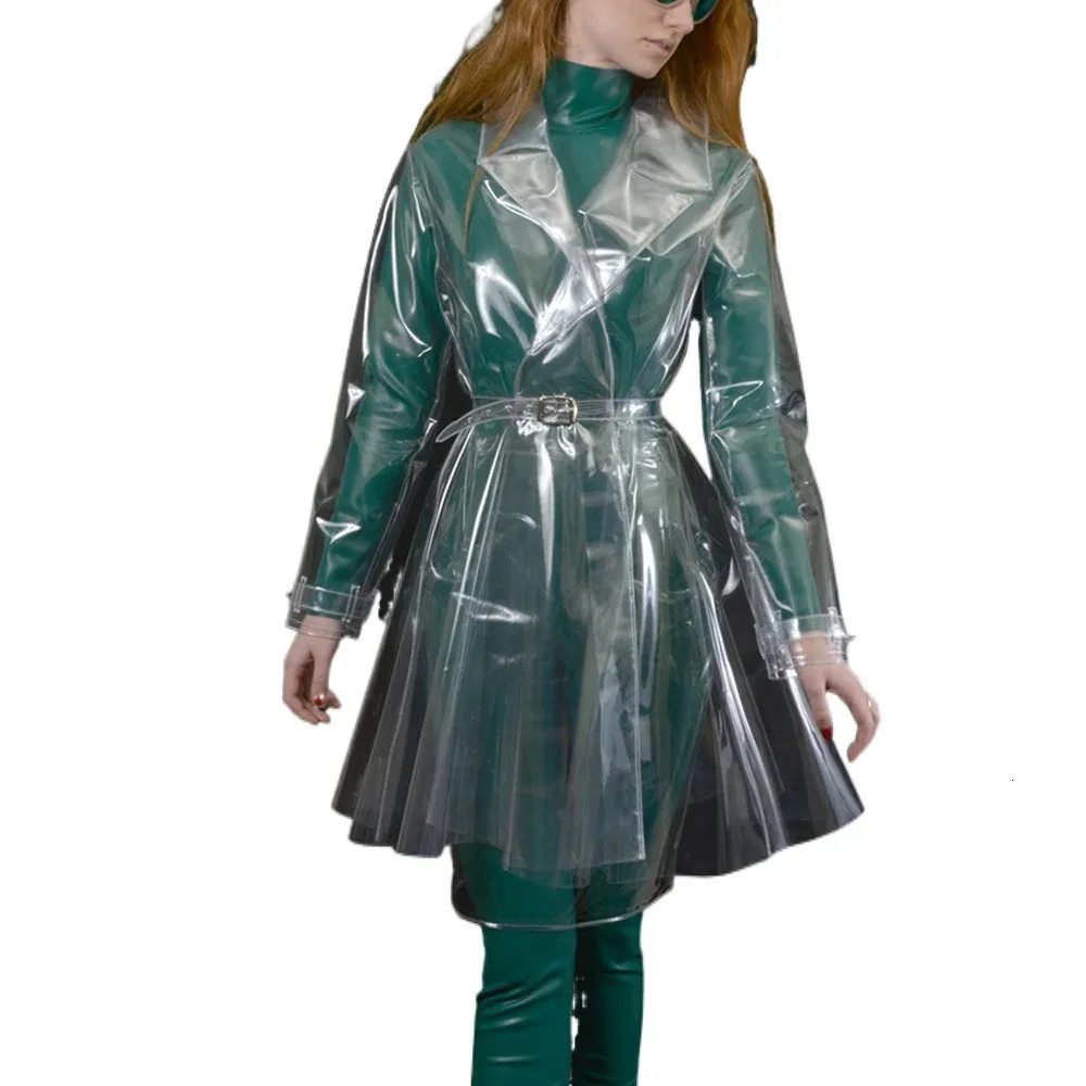 Pvc trench coat ladies new arrivals