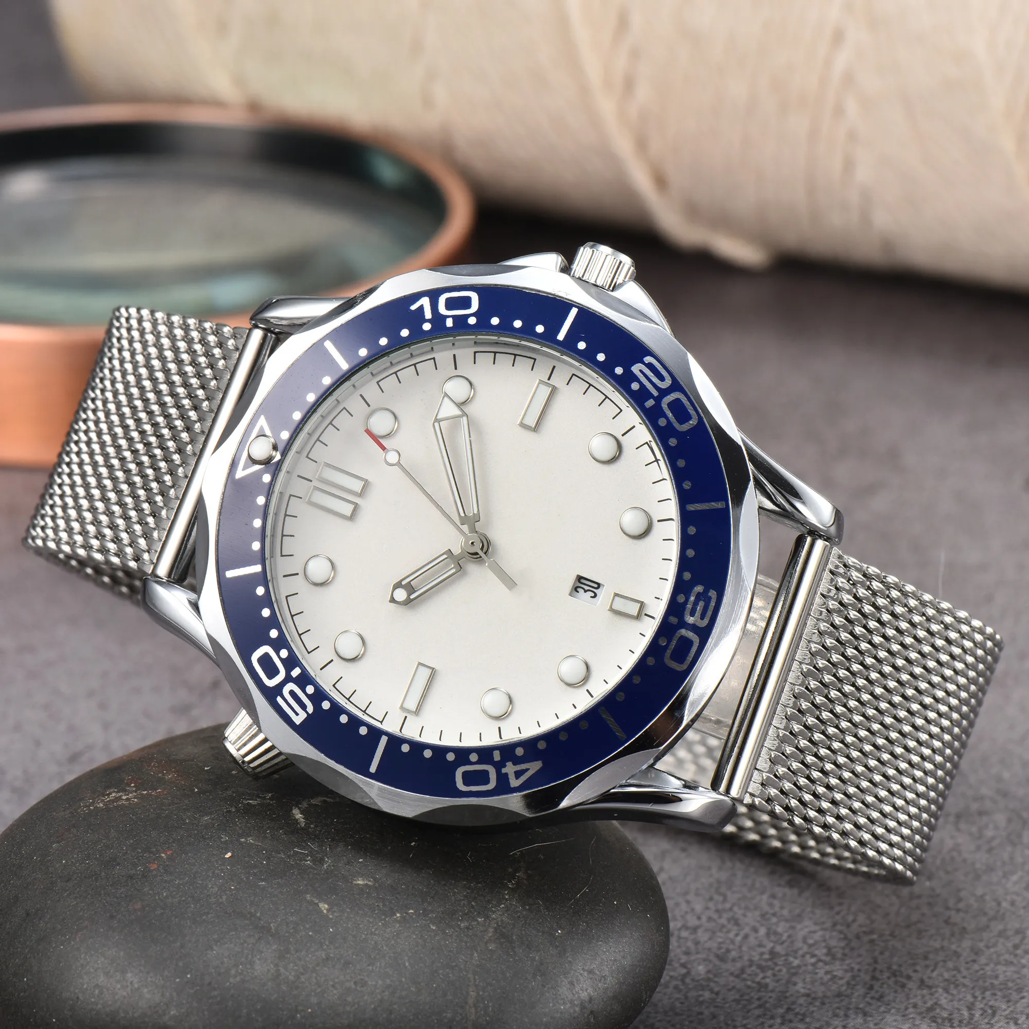 Save Big on Bulk Aaa Watches For Men AAA High Quality Mens Watches Quartz  Movement Pilot Watch All Dial Work Chronometre Wristwatches Leather Strap 