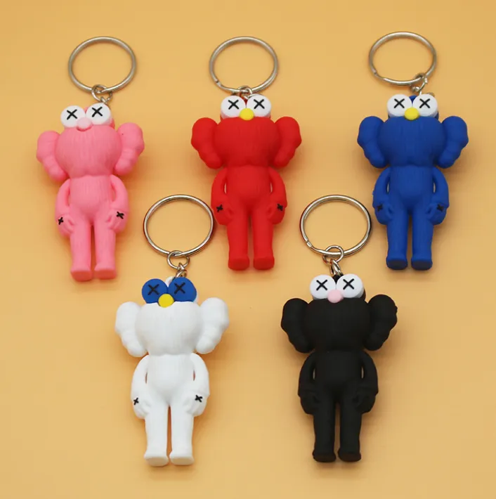 Cartoon Sesame Street Kaws Keychain: Designer Wallet Cute