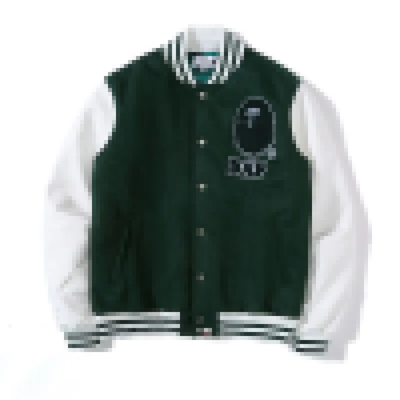 DHgate.com:Undefeated x A Bathing Ape Black Leather Varsity DHgate.com:Undefeated x A Bathing Ape Black Leather Varsity