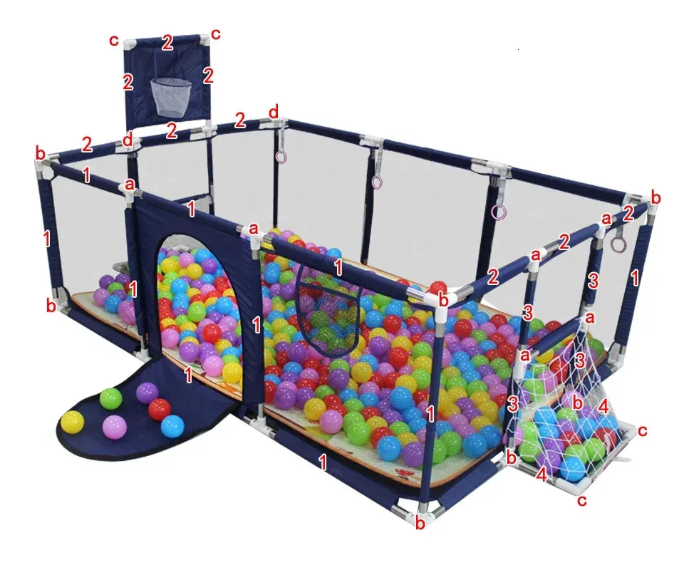 Versatile Childrens Playpen: Multiple Styles, Ball Pit, Bed Fence