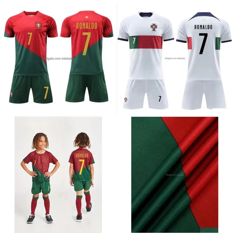Portugal Soccer Jersey Kit /24 Ronaldo #7 Fan Gear for Kids Babies!  Adorable Outfit, Fast Drop Delivery!