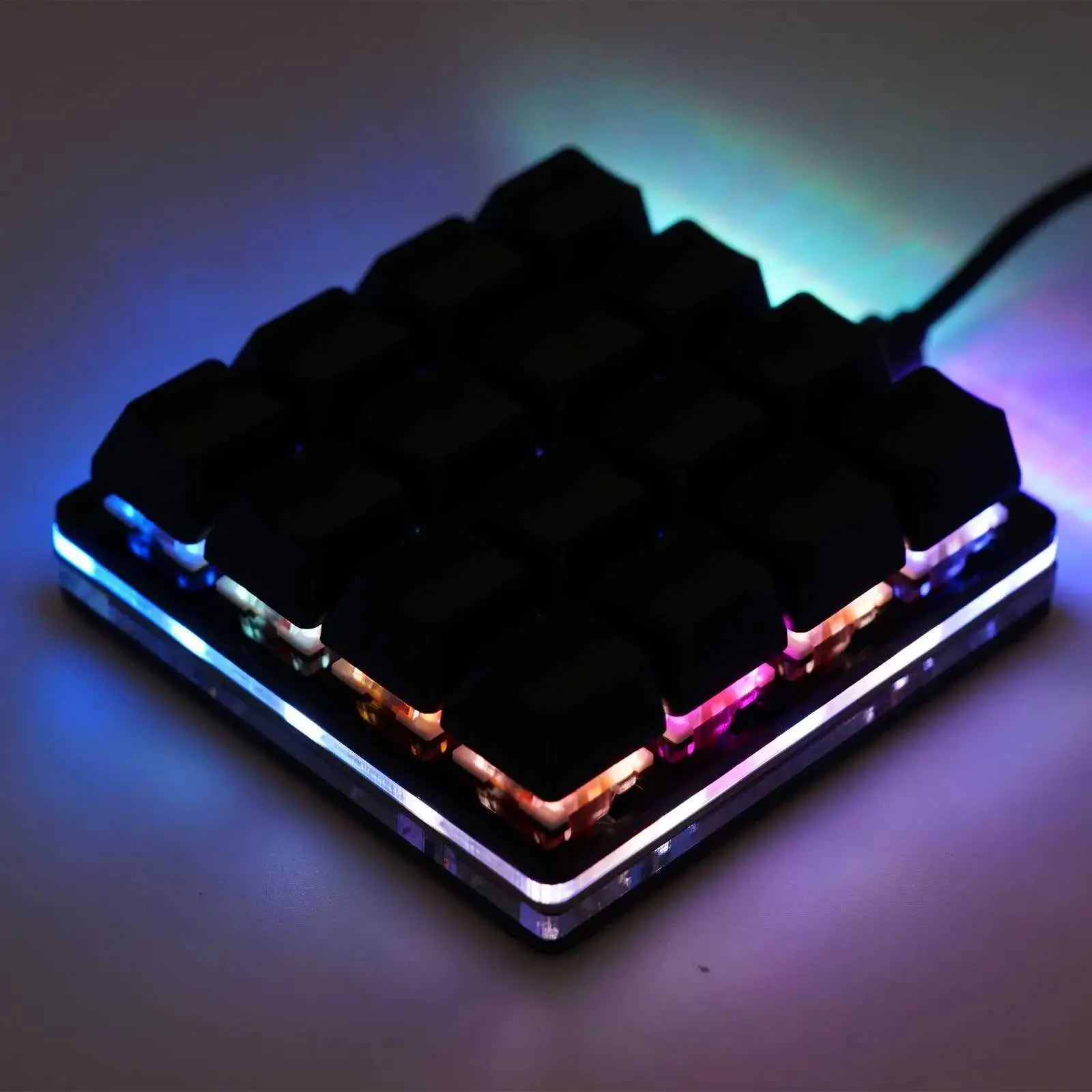 DHgate 블랙 미니 USB 기계식 키보드 : 매크로가있는 맞춤형 단축키 프로그래밍 | 신상품 키보드