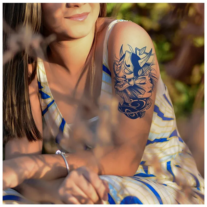 Waterproof Geisha Sex Temporary Tattoo Stickers For From