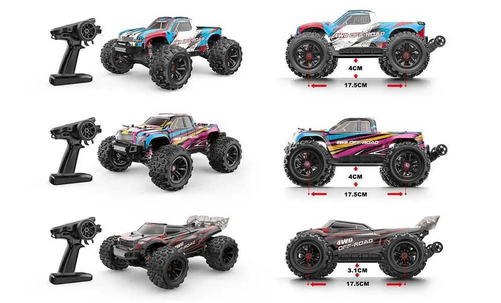 High-Speed 4WD Off-Road RC Truck: Brushless Motor, Big Wheels! Shop Now ...