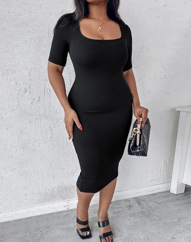 slim fit midi dress DOLLY High End Retro Style Sleeveless Ruffle Slim Fit Midi Church Dres –  GOOD GIRL REBEL