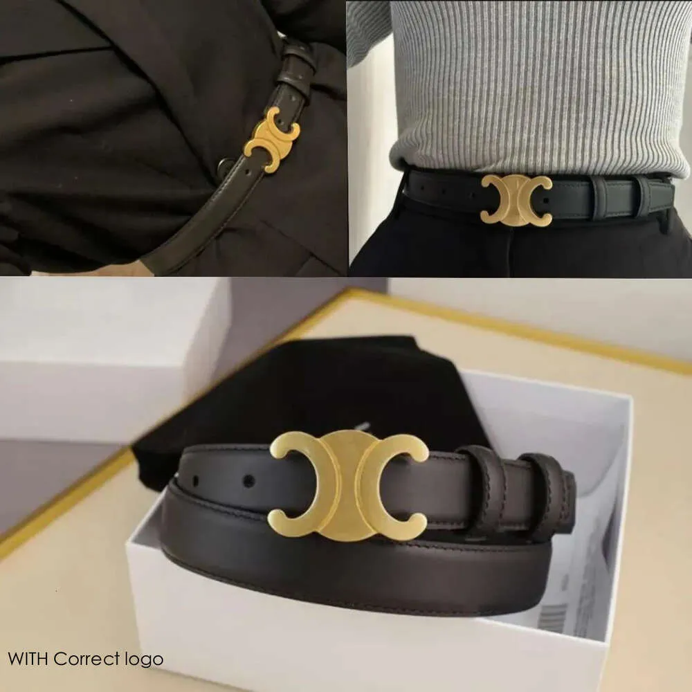 Quiet Belts Designer For Women Men Genuine Leather 2.5 Cm  display picture 1