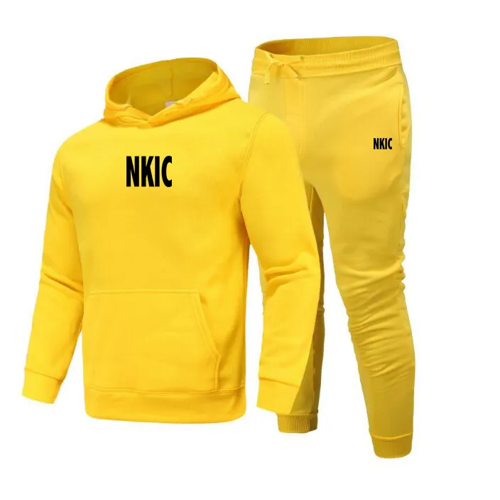 Herremerke Tracuit Gym Sportsdresser Grå Hettegensere Fiess Bomull Sportsklær Pullover Hettegenser Joggebukser Twece Sett Trening_voghion.com