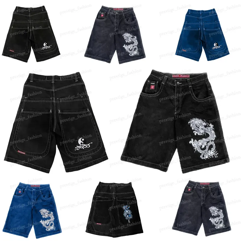 Y2K Gothic Jeans Shorts: Hip Hop Unisex Denim Shorts With