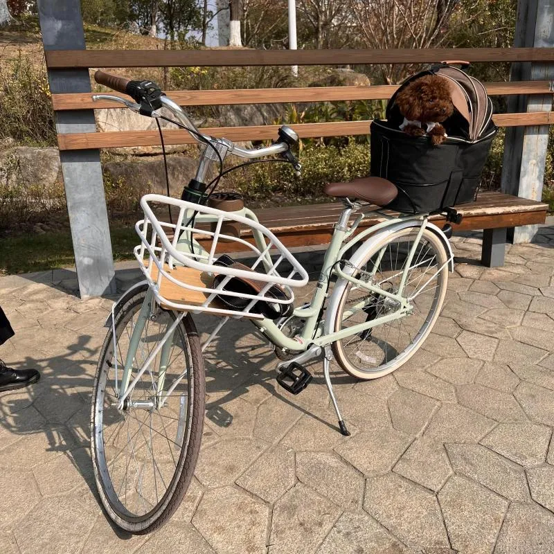 Dog Carrier Bike Basket Bicycle Long For Racks Pet Pannier Rack Riding Bag Crate Cycling