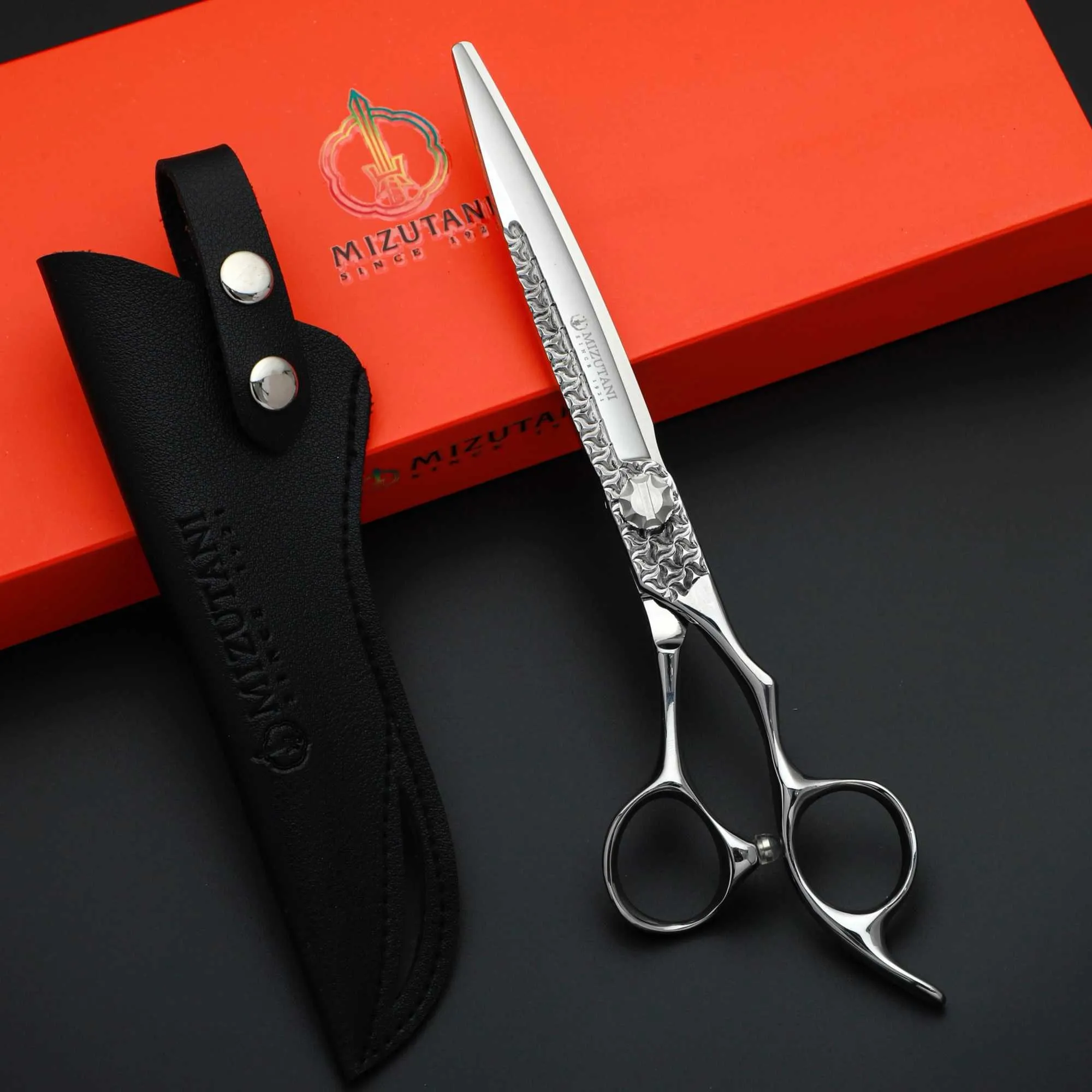 Japan Mizutani VG10 Steel Barber Hair Cutting Scissors 7