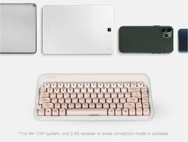 lofree DOT メカニカルキーボード ピンク/ホワイト 本体 lofree DOT メカニカルキーボード ピンク/ホワイト 本体 Amazon