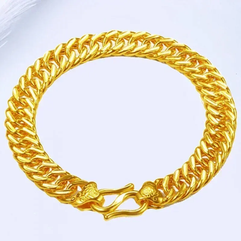 DHgate.com:24K Real Gold Bracelet for Men: Elegance, Wealth DHgate.com:24K Real Gold Bracelet for Men: Elegance, Wealth