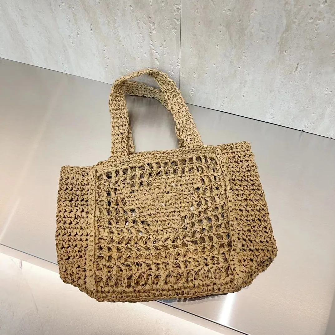 Save Big on Bulk Straw Beach Tote Handbags Designer Straw Bags: Handwoven  Beach Tote, Lightweight Summer Knitting Handbag, Hollow Out Shoulder Bag  For - Main Image
