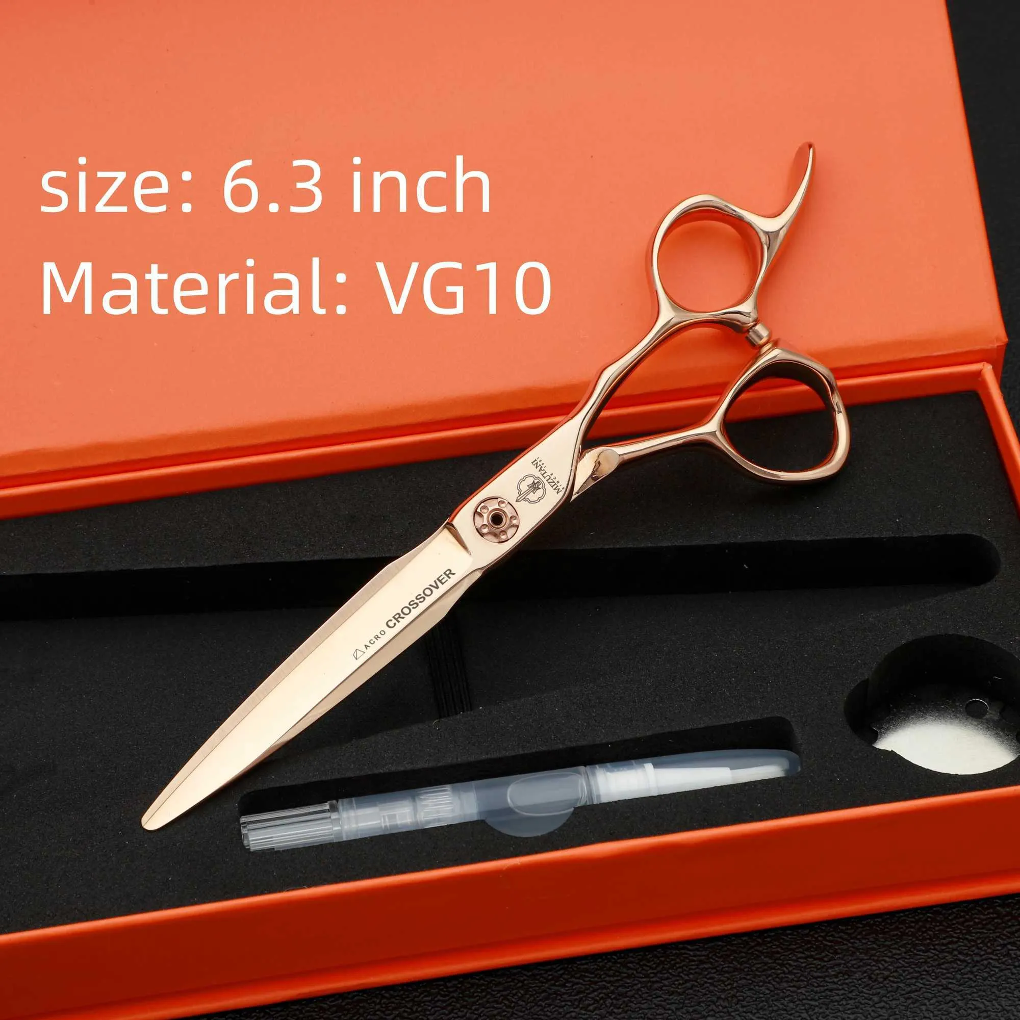 MIZUTANI Barber Scissors 6.3 inch Japan 440c and 9CR13 Stainless