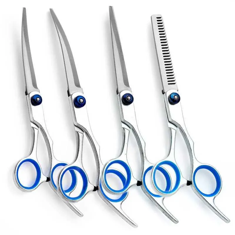 Krisp Shave 6" Professional Barber Hair Cutting Thinning Shears Set – Stainless Steel