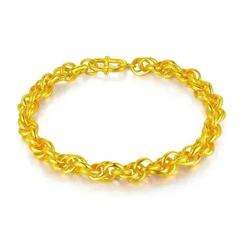 DHgate.com:24K Real Gold Bracelet for Men: Elegance, Wealth DHgate.com:24K Real Gold Bracelet for Men: Elegance, Wealth