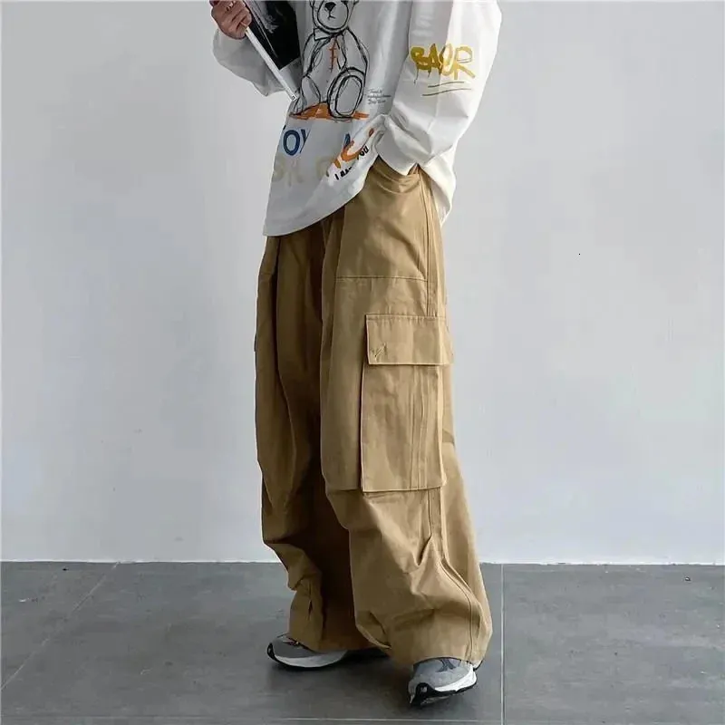 【WOOHWA】3PIE POCKET CARGO TR PANTS DHgate.com:Techwear Cargo Pants: Elastic Waist, Wide Leg