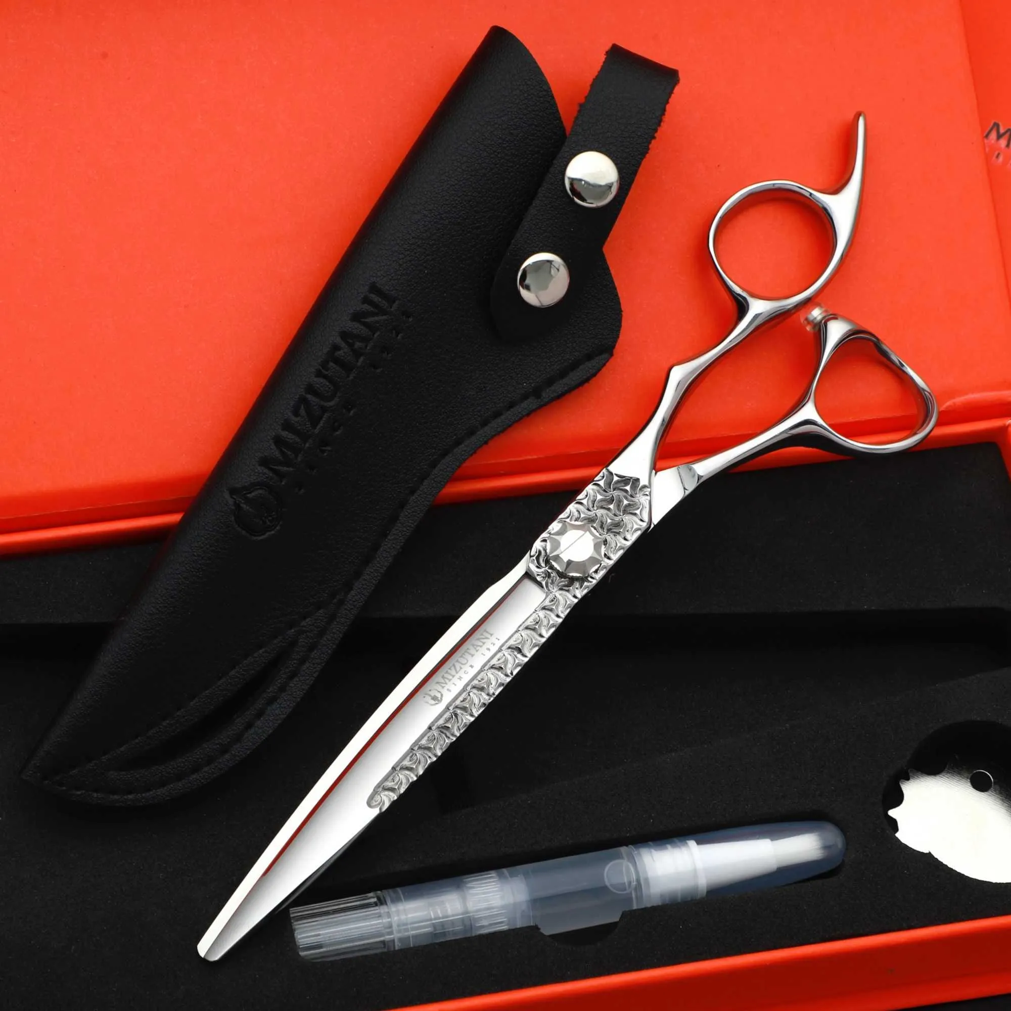 Japan Mizutani VG10 Steel Barber Hair Cutting Scissors 7