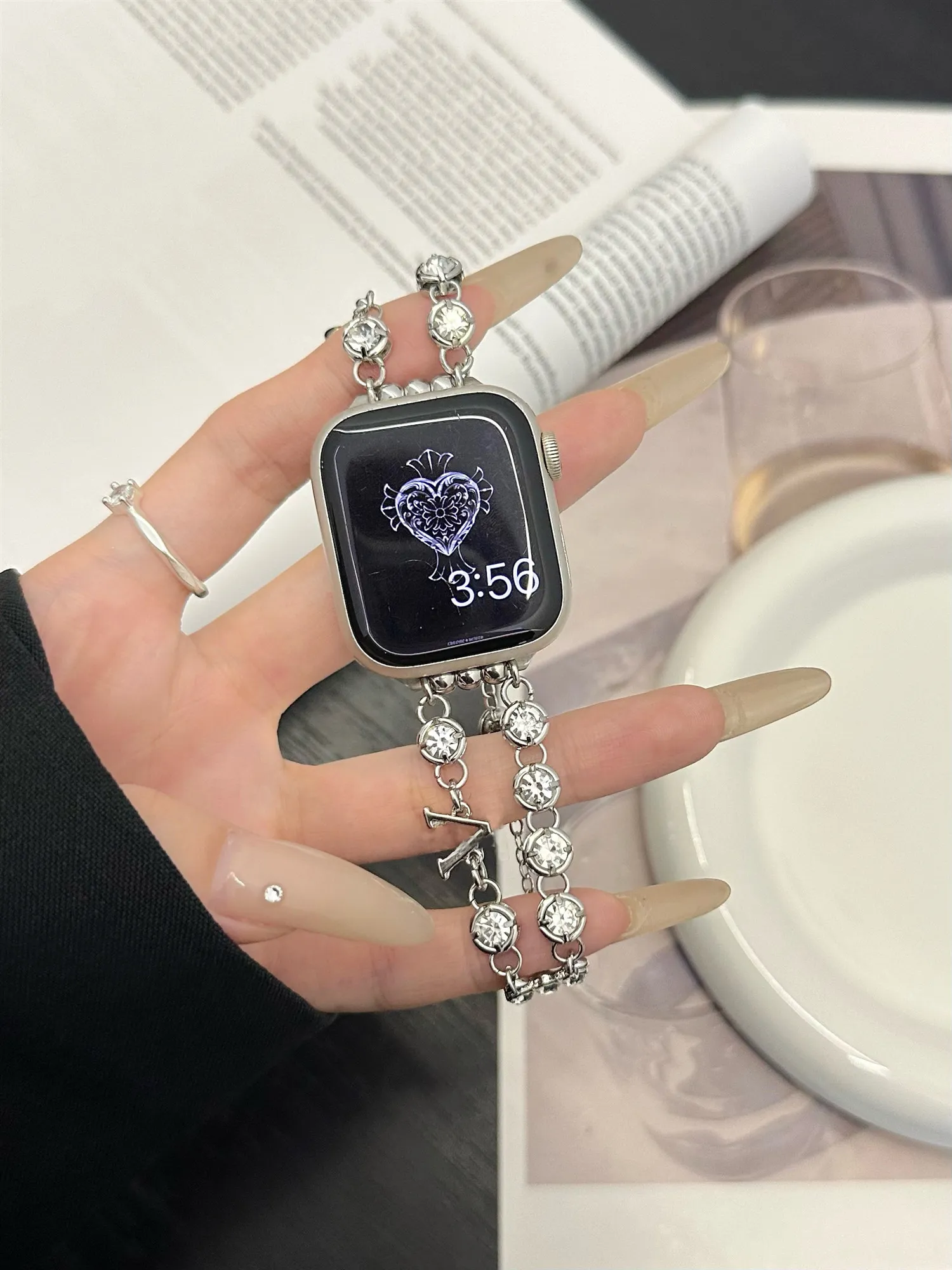 Luxury Gold Link Chain Watch Band for Apple iWatch Series 3 4 5 6  display picture 1