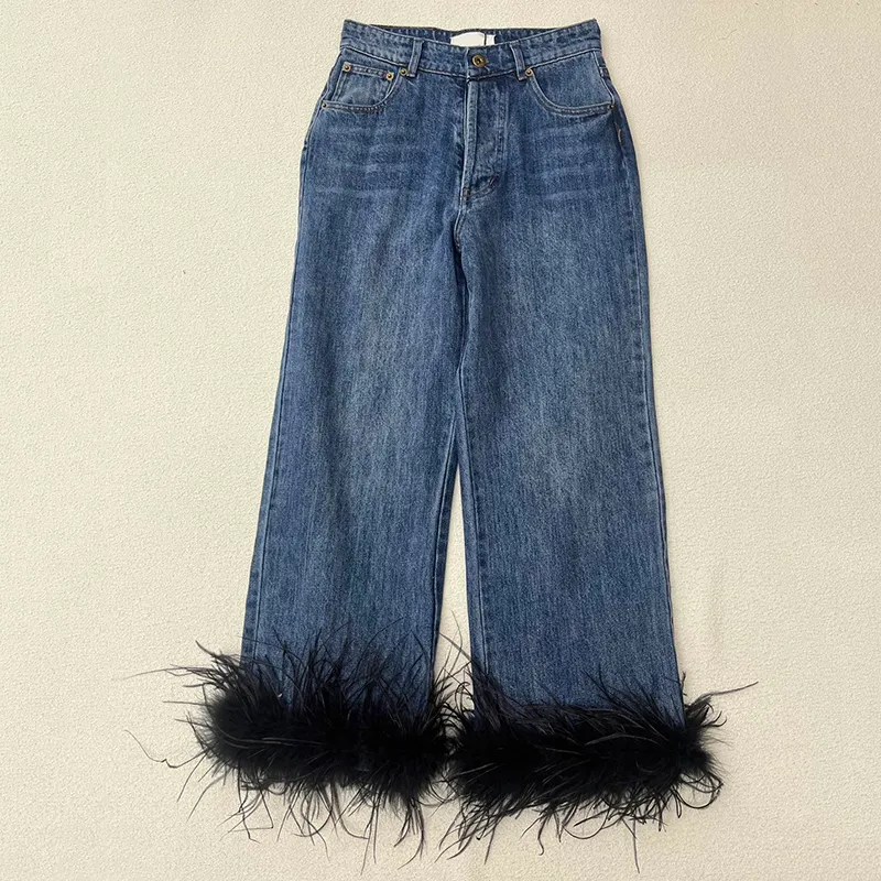 Fashion Women's Luxury Jeans Women's Designer Jeans 2024