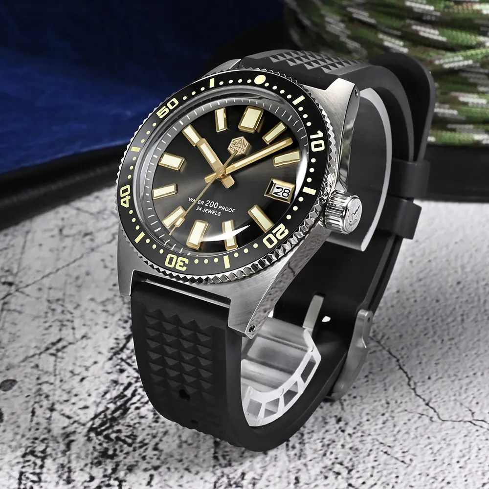 San Martin 62mas V3 Dive Watch, 40mm Mens Automatic