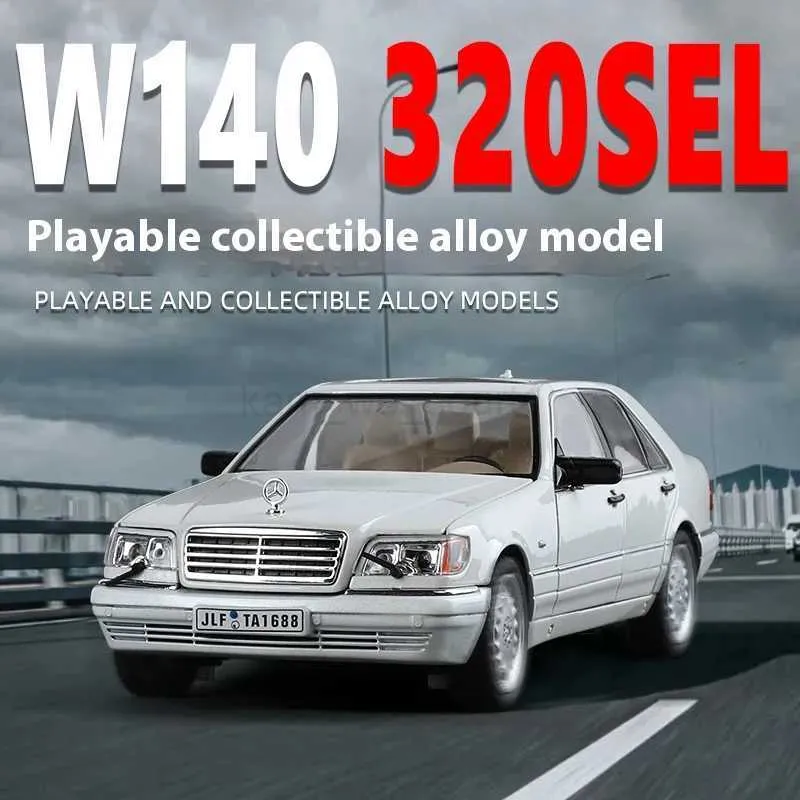 【新車】 1/24 メルセデス・ベンツ W140 320SEL カスタム 1:24 Mercedes-Benz W140 320SEL High Simulation Diecast Car