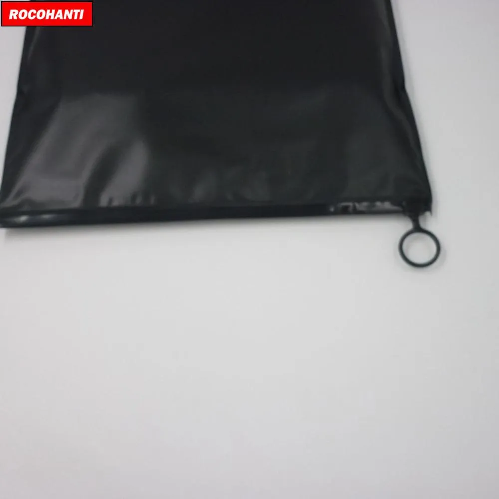 100 Premium Frosted Ziplock Bags Black, Thick PVC Plastic for Clothing  Gifts Shop Now!