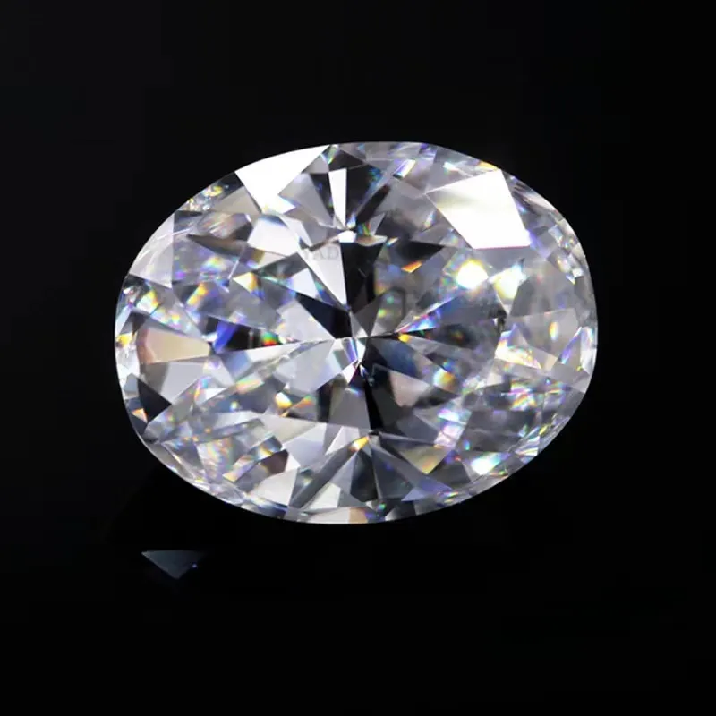 Oval Moissanite Stone - 1.5x3-12x16mm, D Color, VVS1 Clarity, Excellent ...