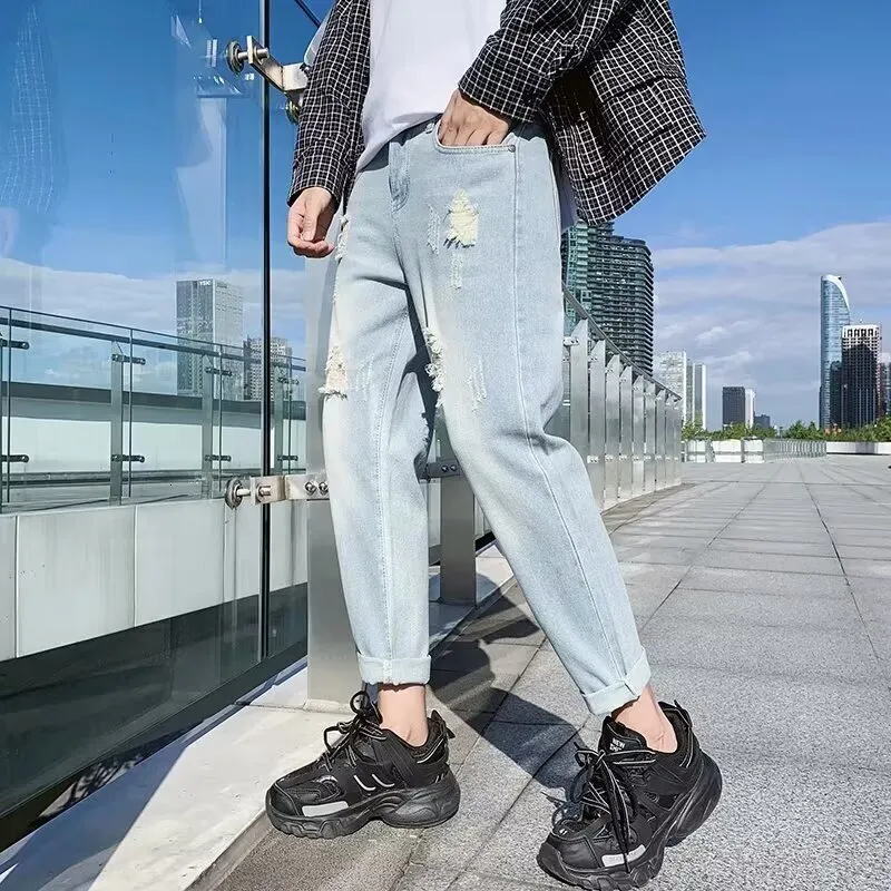 Fashion Trends Korean Style Clothing For Guys Denim Korean Male