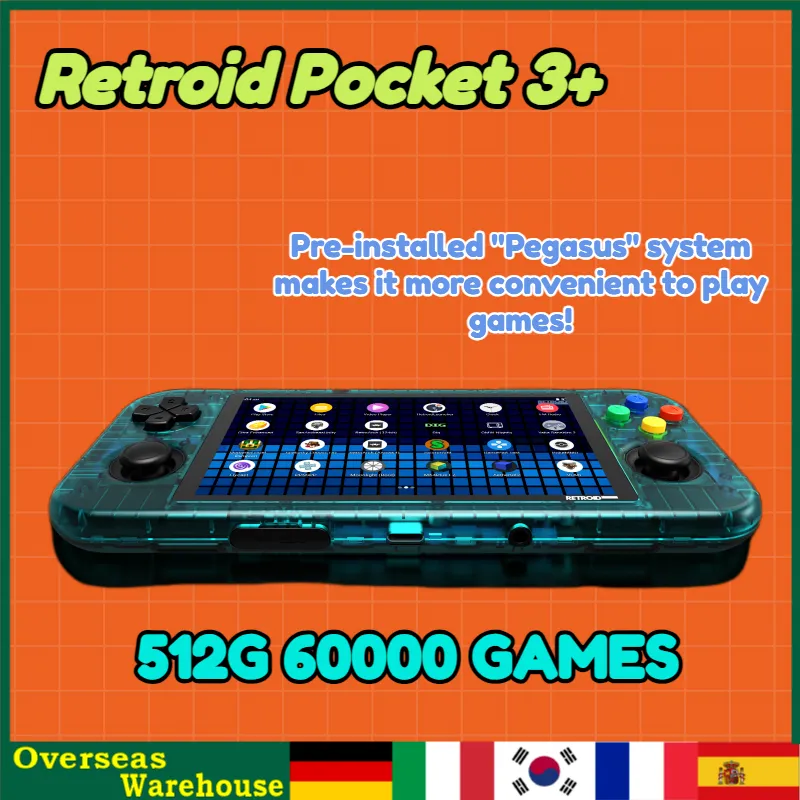 Retroid Pocket 3PLUS RP3.5 4.7 Inch Touch Screen Retro Handheld