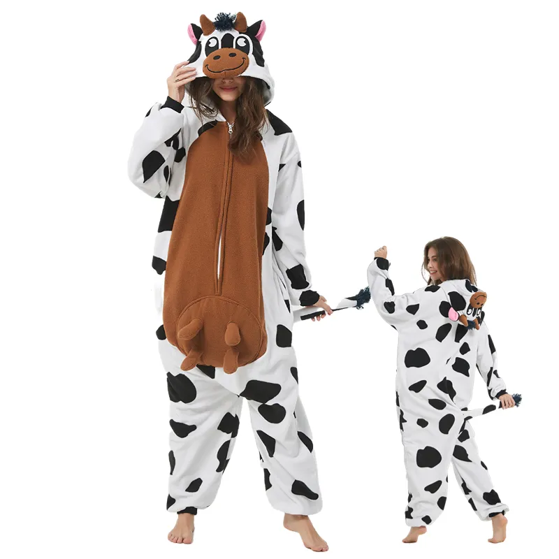 Save Big on Bulk Animal Onesie Costume For Adults Animal Onesie Adult,  Adult Cow Onesie: XXL Plush Zipper Jumpsuit, Cozy Winter Pajamas, Funny  Animal