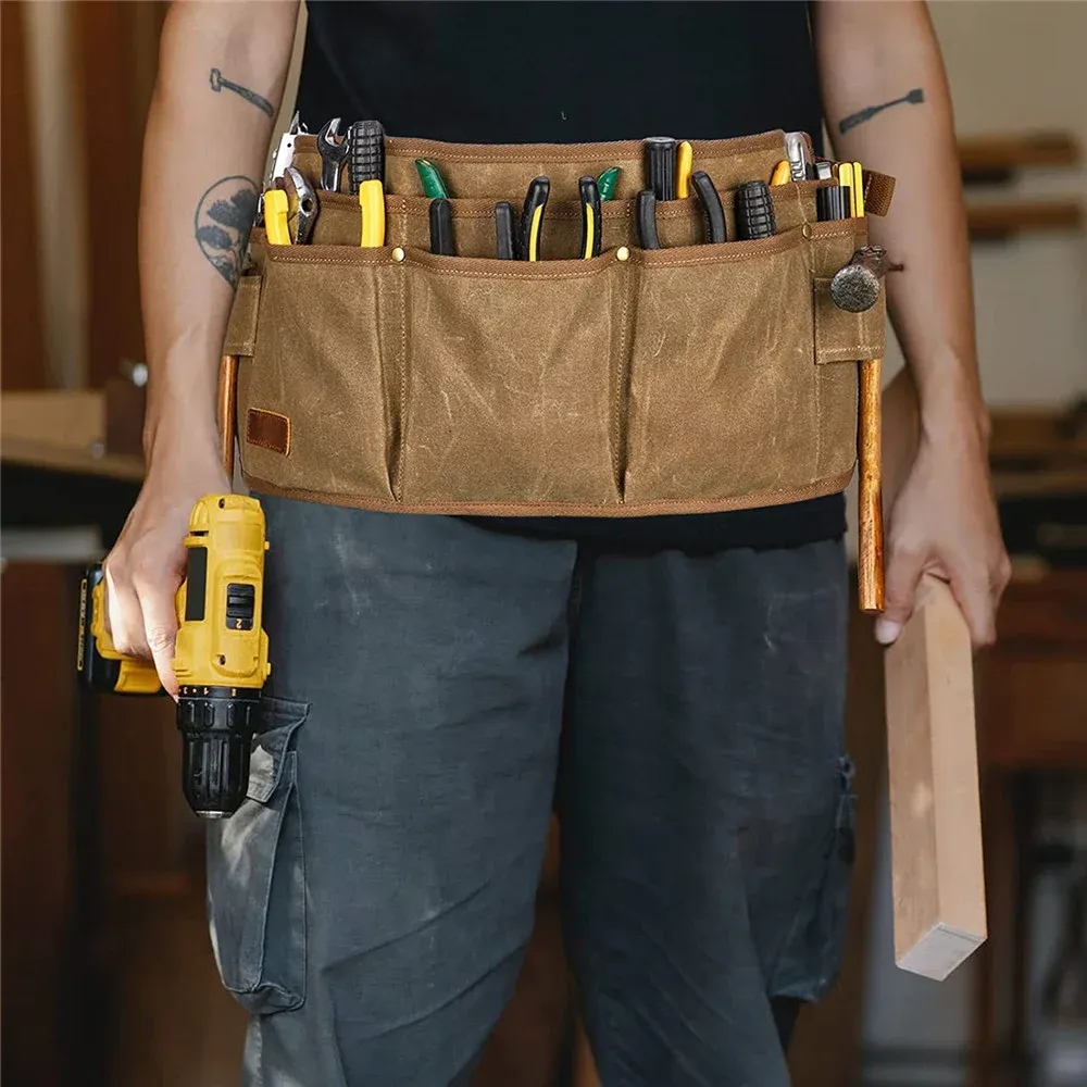 Ultra-Thick Men's Tool Belts Fits Waist 31"to 52" Adjustable Oxford