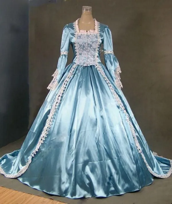 princess polly baby blue dress Tudor Renaissance Faire Dress Women's Tudor Dress Costume Medieval Royal  Court Ball Gown main image 0
