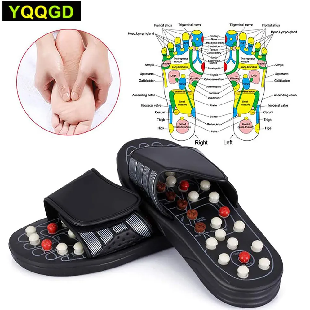 DHgate Acupressure Foot Slippers Relieve Plantar Fasciitis Pain with Reflexology Sandals Health Beauty