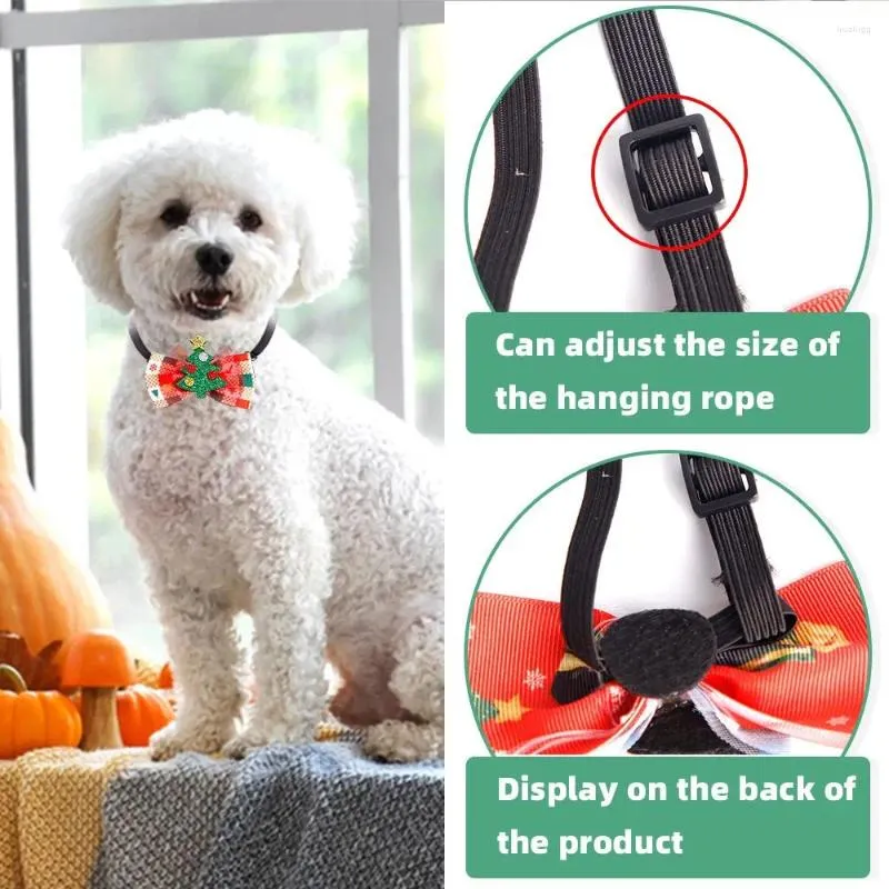 Pet Bowties Handmade Holiday Dog Collar