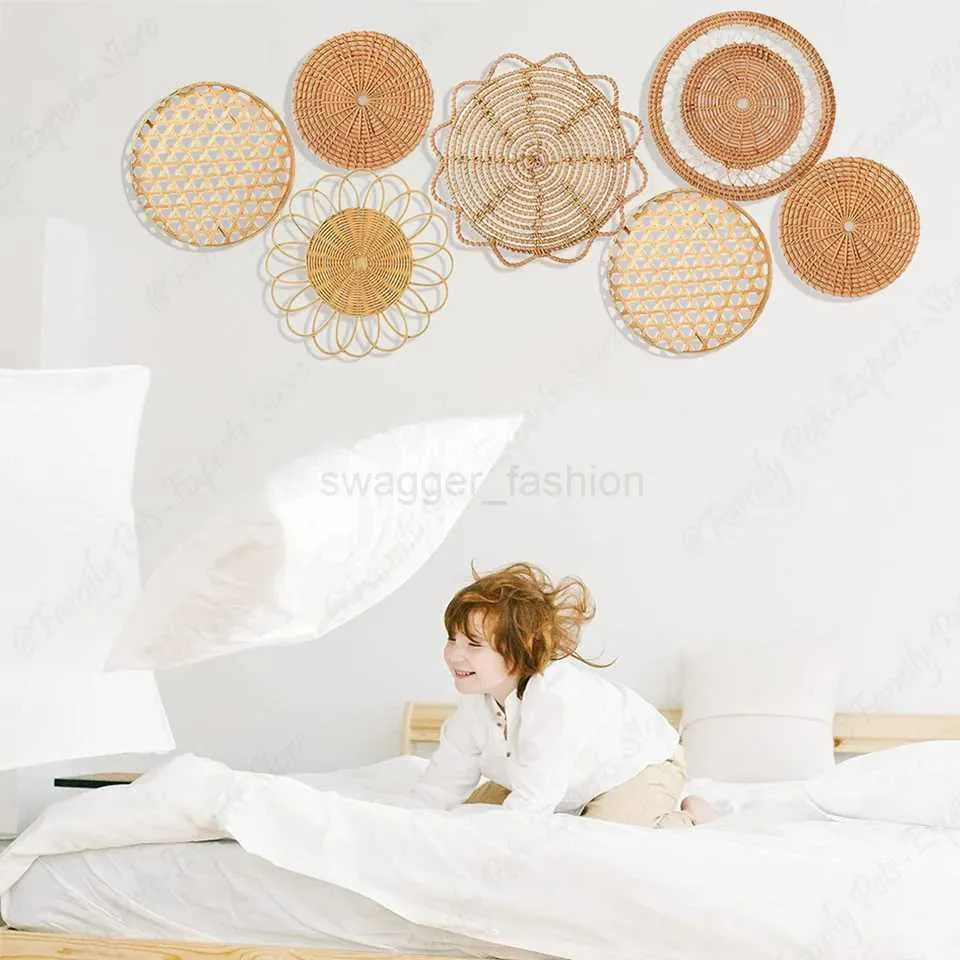 Set Di 10 Decorazioni Per Paniere Da Parete Boho, Set Di Paniere