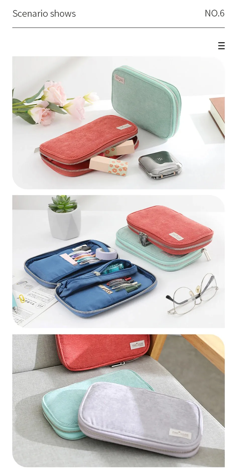 Wholesale Vintage Japanese KOKUYO Joyko Pencil Case With