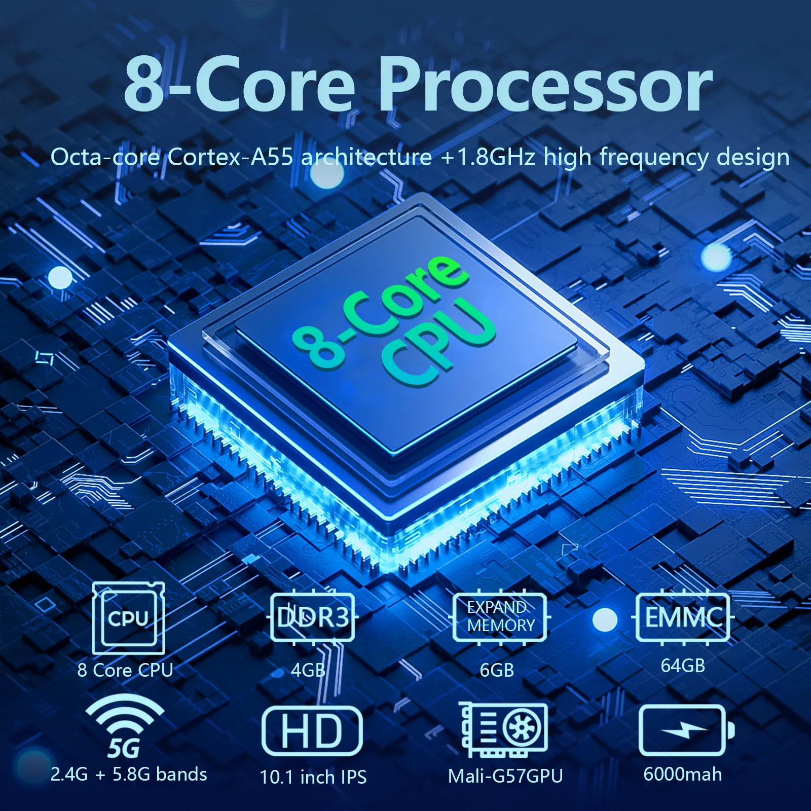 Tablets And PRITOM Inch Android 13 Tablets, Octa-Core