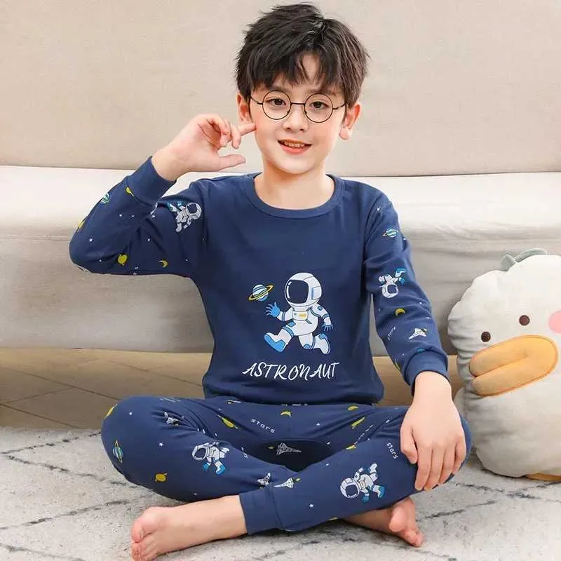 Winter Thermal Childrens Loungewear Sets For Kids Boys And Girls Sleepwear Warm Pyjamas For Children Aged 2 14 Years XJ241116 From Wenxin pavilion1 7.48 DHgate.Com