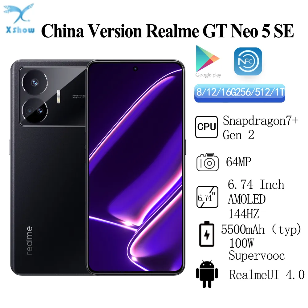 OPPO - realme gt neo 5 se 8GB/256GB くろ OPPO - realme gt neo 5 se 8GB/256GB くろ realme GT Neo5 SE
