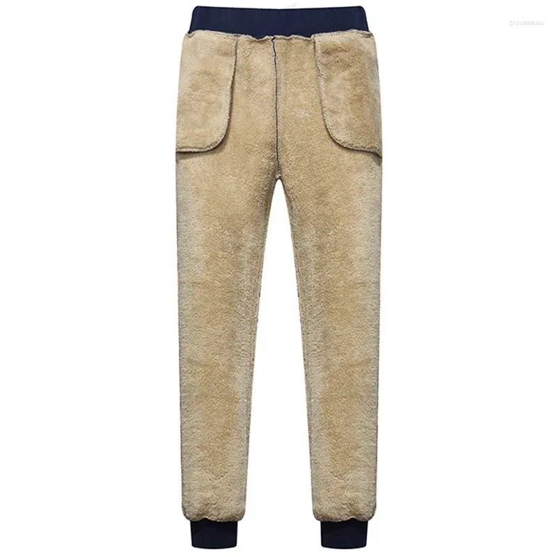 Mens Black Grey Cashmere Warm Sweatpants With Lamb Wool Lining Plus Size Fitness Clothing For Track Elastic Waist Sport And Casual Wear From Trousseau 21.87 DHgate.Com