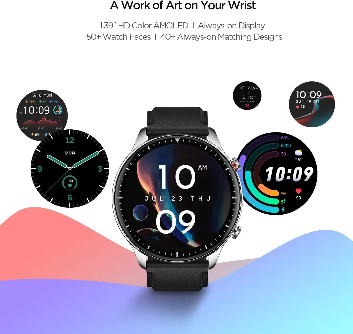 Smartwatch with Long Battery Life, Advanced - Main Image