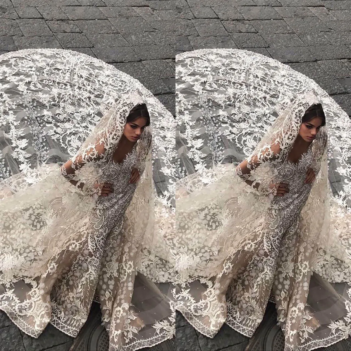 Luxury Ivory Bridal Veil: 3M Cathedral Length, Exquisite Embroidery,  Special Shop Now!