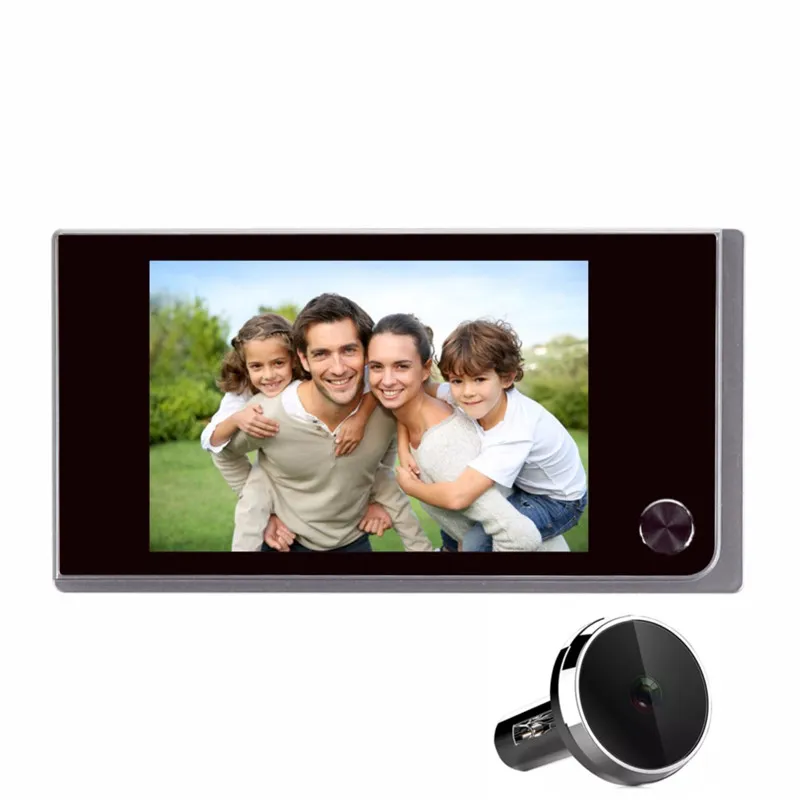 Home Visual Doorbell Digital Door Eye Viewer Camera 3.5 Inch LCD HD - View #10